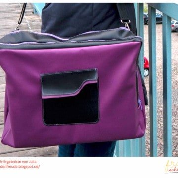 Notebooktasche Aktentasche Laptoptasche Schnittmuster