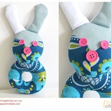 Babyrassel Hase Nähanleitung
