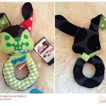 Babyrassel Hase Nähanleitung