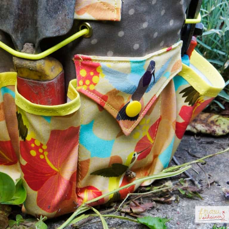 Sommerfreuden: eine Tasche für die Gartenarbeit nähen - Frau Scheiner