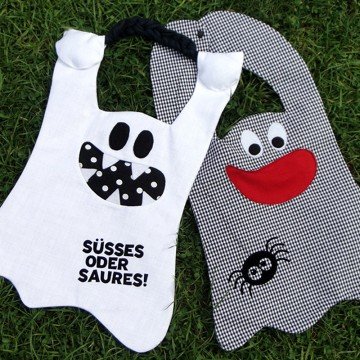 Halloween Geister Tasche kostenloses Schnittmuster