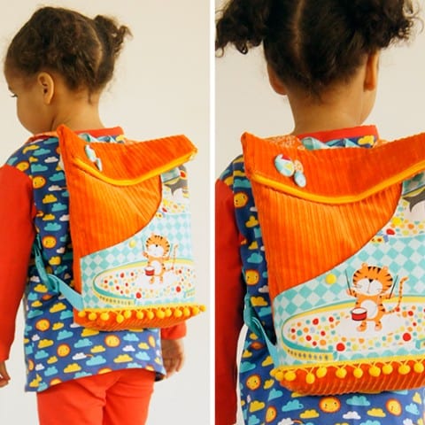  Kindergarten Rucksack - Frau Scheiner Motiv 