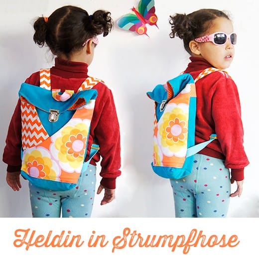 Kindergartenrucksack Schnittmuster_Naehanleitung Schultertasche