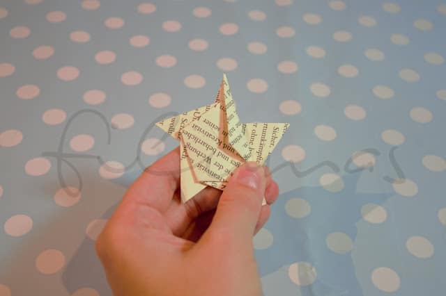 Origami STern falten Anleitung