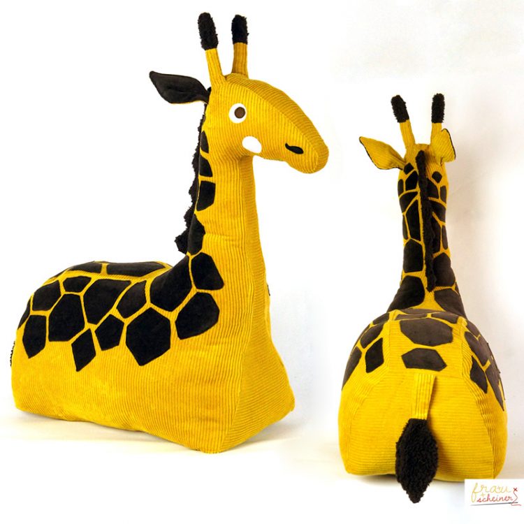 Kuscheltier Schnittmuster Giraffe Reittier nähen Schnittmuster und Nähanleitung für das Kinderzimmer, nähen für Kinder, DIY